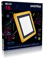 SMARTBUY (SBLSq-DLB-18-65K-O) 18w/6500K+O Светильник SMARTBUY (SBLSq-DLB-18-65K-O) 18w/6500K+O