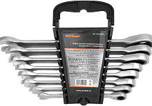 AV STEEL AV-035080 комбинированных трещоточных 8-19мм 8предм Набор ключей