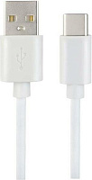 PERFEO (U4704) USB A вилка - Type-C вилка, 2.4A, белый, 1 м, Type-C ONE Кабель