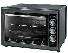 DELTA D-0124 black Мини печь