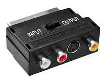 EXPLOYD EX-AD-1414 Адаптер SCART- 3 RCA + S-VIDEO переходник