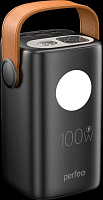 PERFEO (PF_E2268) MOON 100W 60000 mAh/LED дисплей, черный Повербанк PERFEO (PF_E2268) MOON 100W 60000 mAh/LED дисплей, черный