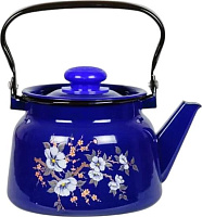 СИБИРСКИЕ ТОВАРЫ С2714.3К, С2714.К*59,С2714.К*75 эмал 2,3л с рис кобальтовый Чайник СИБИРСКИЕ ТОВАРЫ С2714.3К, С2714.К*59,С2714.К*75 эмал 2,3л с рис к