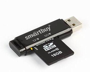 SMARTBUY (SBR-715-K) черный Картридер