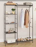 ЗМИ Гардеробная система Валенсия 1 (VALENCIA 1 clothes rack) (Графит) ГСВ1 ГР Гардеробная система