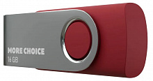 MORE CHOICE (4610196407574) MF16-4 USB 16Gb 2.0 Red флэш-накопитель