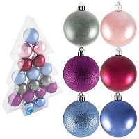 ВОЛШЕБНАЯ СТРАНА Набор шаров Елка, 17шт., 6см Шары и украшения