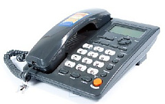 ВЕКТОР 801/01 DARK GREY Телефон проводной