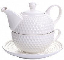 LORAINE Чайный набор фарфор 3 предмета 30556 набор чайный