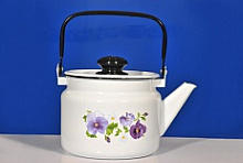 ЛЫСЬВА 27104П2 Анютины глазки эмал. 2,0л Чайник