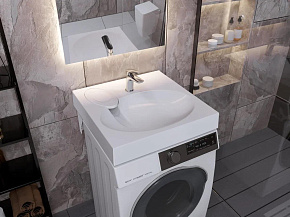 PAOLA Liguria 600 Белый Раковина подвесная на стиральную машину