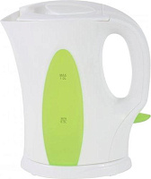 ATLANTA ATH-2306 white/green (1л. пластик) Чайник электрический
