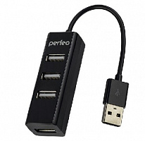 PERFEO (PF_A4525) USB-HUB 4 PORT PF-HYD-6010H ,черный USB хаб