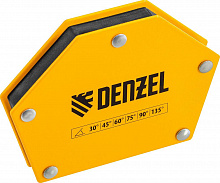 DENZEL Фиксатор магнитный для сварочных работ усилие 50 LB, 30х45х60х75х90х135 град. Denzel 97554 Фиксатор магнитный
