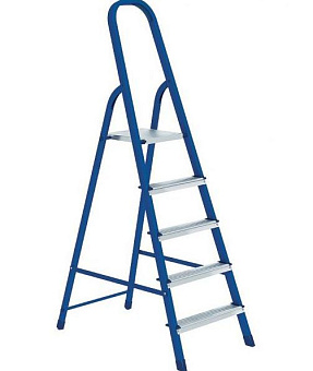 СИБРТЕХ Стремянка, 5 ступеней, стальная, Россия 97845 Стремянка