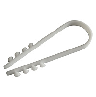 SMARTBUY (SBE-CJ-25-w) белый - 100 шт. дюбель-хомут