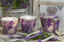 BARTEK Поцелуй лаванды (Lavander kiss) 115гр в стакане Свеча