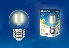 UNIEL (UL-00003252) LED-G45-7,5W/WW/E27/CL GLA01TR G (Лампы-глобы)