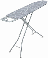 NIKA ЭЛК/6 с линиями на сером Гладильная доска