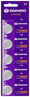DAEWOO CR2025/5BL Lithium Батарейка