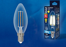 UNIEL (UL-00005160) LED-C35-9W/3000K/E14/CL PLS02WH Лампочки светодиодные