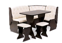 БИТЕЛ ОРХИДЕЯ ЛЮКС Венге/Барнео Крем (кремовый) Набор мебели для кухни