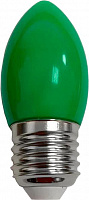 ECOLA C7TG20ELY candle LED color 2W/E27 матовая колба зеленый Лампа светодиодная