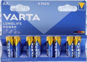 VARTA (04906121418) BL8 LR6 LONGLIFE POWER HIGH ENERGY ALKALINE (4906) Батарейка VARTA (04906121418) BL8 LR6 LONGLIFE POWER HIGH ENERGY ALKALINE (4906