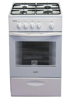 ЛЫСЬВА ГП 400МС-2у белая ст/крышка Плита газовая