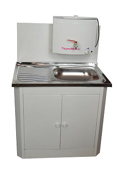 ТЕРММИКС Умывальник с ЭВН нерж. "Тандем" белый Умывальник