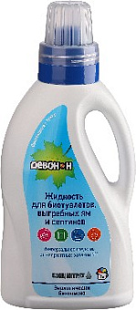 ЭКУМ Жидкость-расщепитель Девон-Н 1л. (для биотуалетов, выгребных ям, удаления запахов и загрязнений Биотуалет