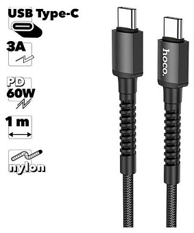 HOCO (6931474759016) X71 Especial charging Type-C (m) - Type-C (m) 1.0m - черный Кабель