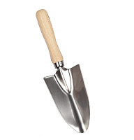 ЕГ (17803) WOOD Совок посадочный 29,5 см - 25/100 ВИЛКИ, ТЯПКИ, СОВКИ, КОРНЕУДАЛИТЕЛИ, БУРЫ