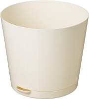 HOMVER Oregano D160мм, 2л с прикорневым поливом (светло-бежевый) 221602425/01 Горшок цветочный HOMVER Oregano D160мм, 2л с прикорневым поливом (светло