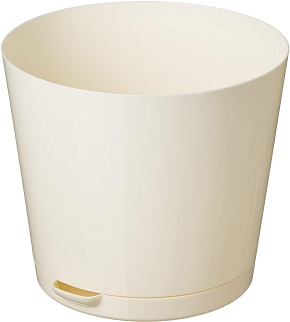 HOMVER Oregano D160мм, 2л с прикорневым поливом (светло-бежевый) 221602425/01 Горшок цветочный HOMVER Oregano D160мм, 2л с прикорневым поливом (светло