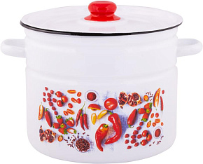 APPETITE 1с200с Паприка эмал цил 9,0л Кастрюля