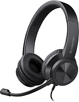 DEFENDER (63151) Tune 150 черный, провод 1.8 м Гарнитура