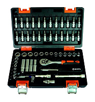 ВИХРЬ 1/4", 57 ПРЕДМЕТОВ Набор инструментов