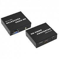 REXANT (17-6908) КОНВЕРТЕР HDMI НА VGA + СТЕРЕО 3,5 ММ, МЕТАЛЛ Переходник