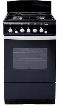 DE LUXE 5040.36Г (951600) чер Плита газовая