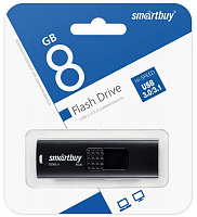 SMARTBUY (SB008GB3FSK) UFD 3.0/3.1 008GB Fashion Black черный USB-флэш