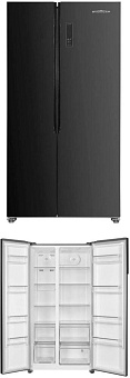 SNOWCAP SBS NF 472 BG 472л черный Холодильник