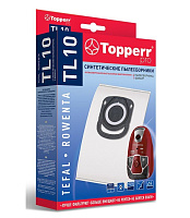 TOPPERR 1428 TL10 Пылесборник синтетический для пылесоса Tefal, Rowenta (ZR200540,.720,.940) 4 шт.в ед. Пылесборник