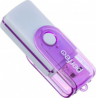 PERFEO (PF С3787) SD/MMC+Micro SD+MS+M2, (PF-VI-R020 Purple) фиолетовый Картридер