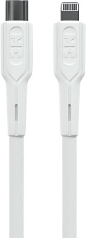 MORE CHOICE (4620202553256) K63ia 2м USB 3.0A PD 27W для Lightning ng 8-pin Type-C - 2м , белый Кабель