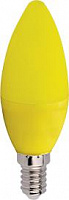 ECOLA C4TY60ELY candle LED color 6W/E14 матовая колба желтый Лампа светодиодная