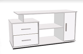 БИТЕЛ ТВ-5 Белый (1 кор.) Тумба для ТВ аппаратуры