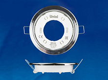 UNIEL (UL-00005052) GX53/H2 CHROME 10 PROM СВЕТИЛЬНИКИ ВСТРАИВАЕМЫЕ