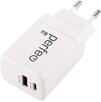 PERFEO (I4663) 2 порта USB-A+TYPE-C, GaN, 45W, белый СЗУ