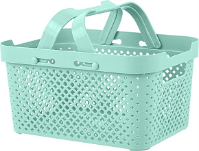PLAST TEAM BABY PT900310000 для хранения с ручками 5л эвкалиптовый рассвет Корзинка PLAST TEAM BABY PT900310000 для хранения с ручками 5л эвкалиптовый
